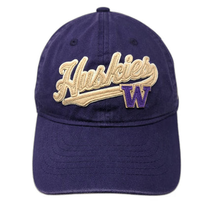 Washington Huskies NCAA Zephyr Purple One Size Cap Strapback Cotton Embroidered