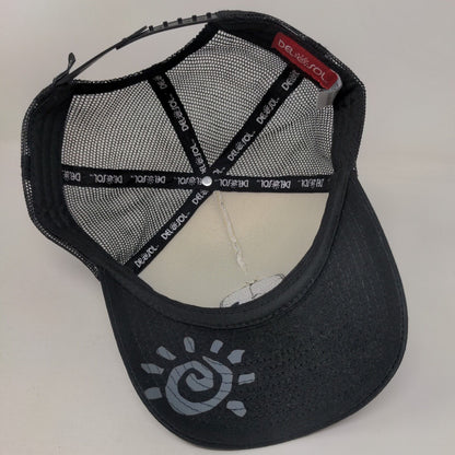 Del Sol Snapback Trucker Hat Multicolor OSFM Adjustable Mesh Back Polyester