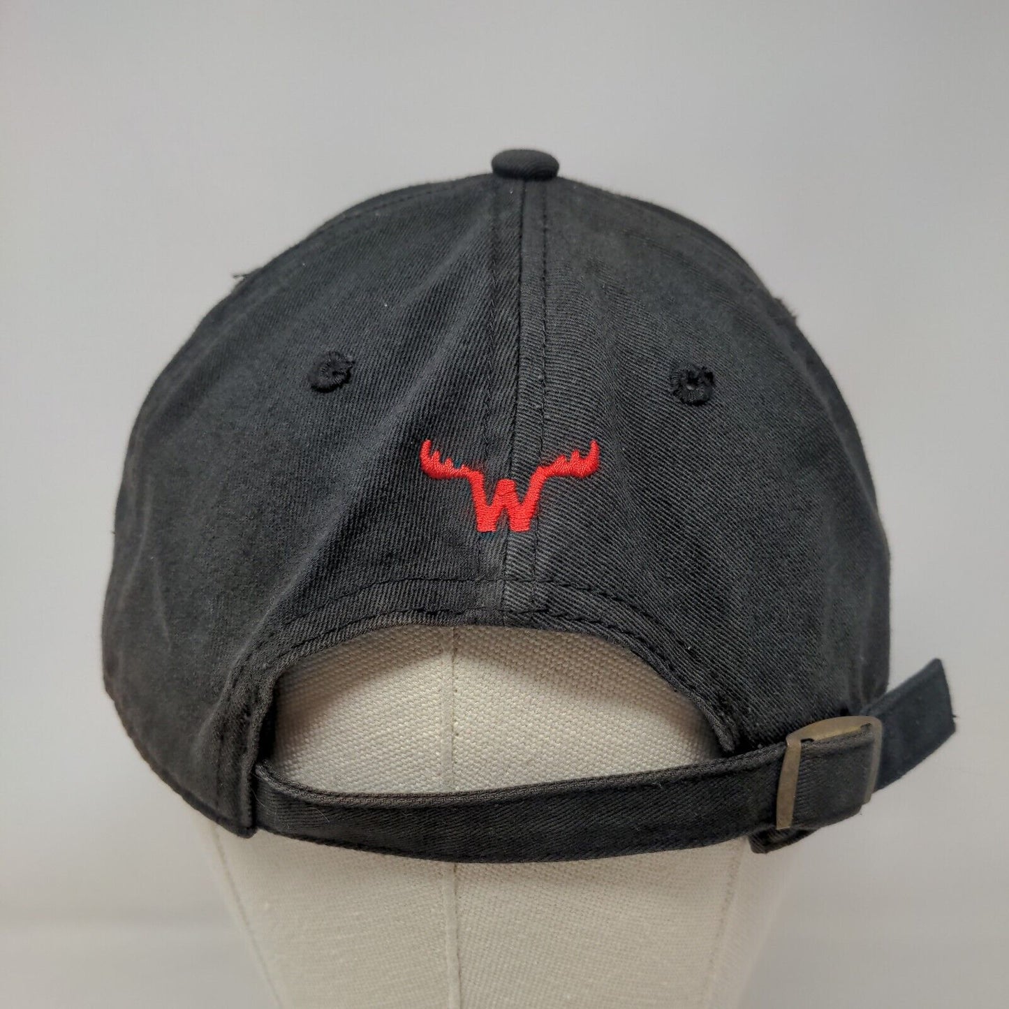 '47 Brand Men's Slideback Hat Black Size OS Embroidered Moosejaw Logo Cotton