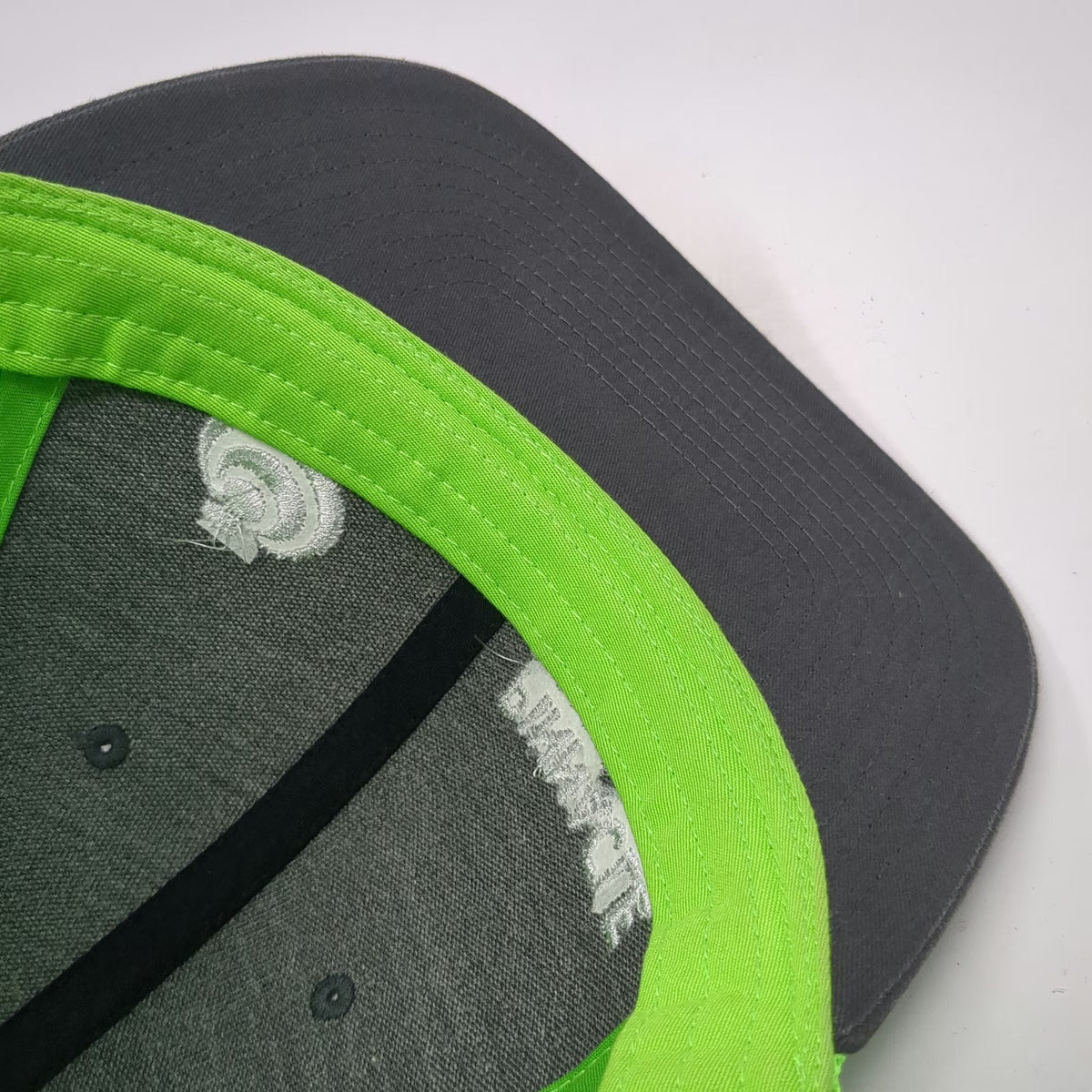 Richardson Trucker Hat Gray Green Pinnacle Shooting Sports OSFM Snapback Mesh