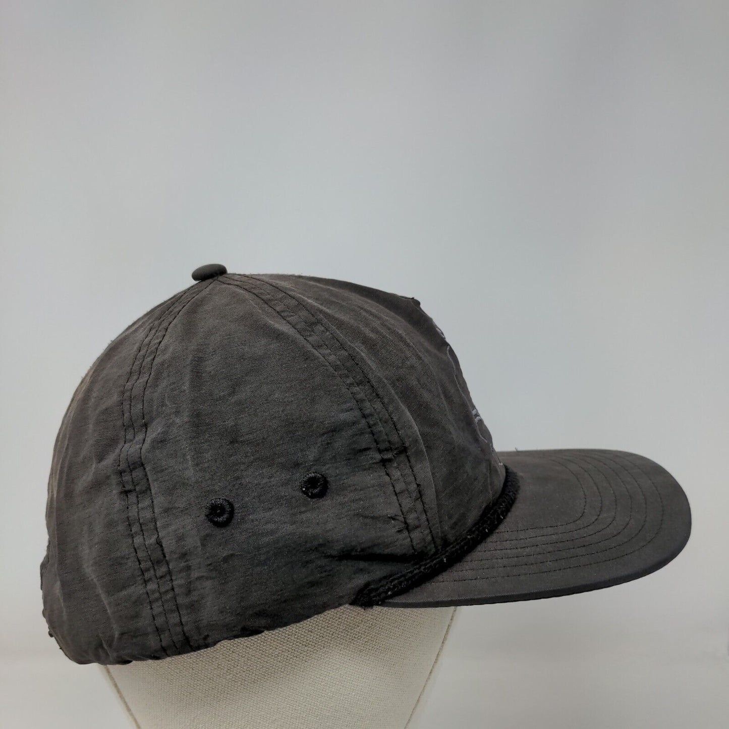 Billabong Snapback Rope Hat Black One Size Embroidered Adjustable