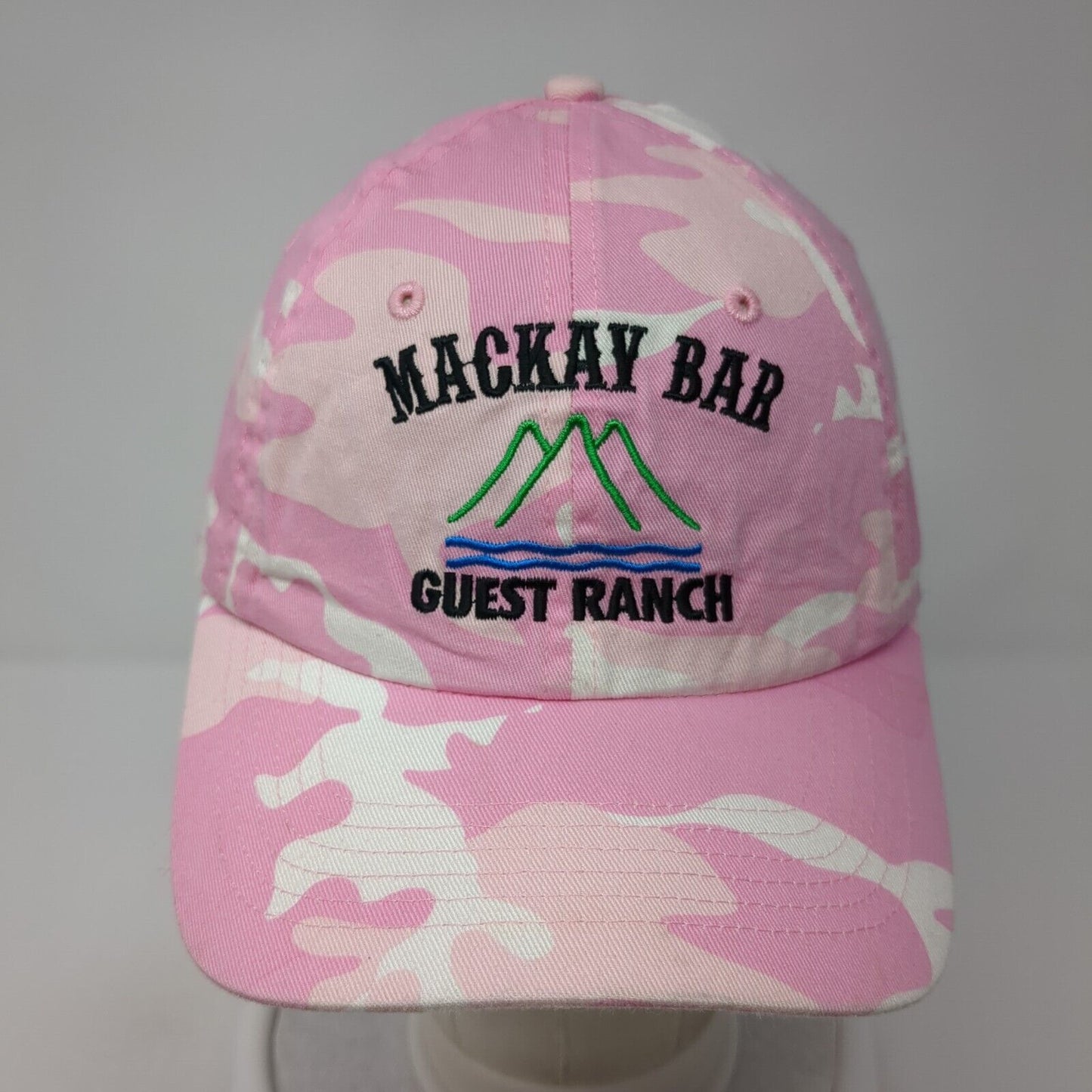 Mackay Bar Guest Ranch Strapback Hat Camo One Size Port Authority