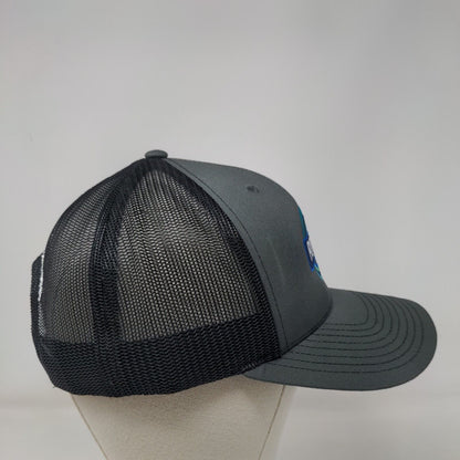 ROOTX Snapback Trucker Hat Gray One Size Adjustable Mesh Back 6 Panel Richardson