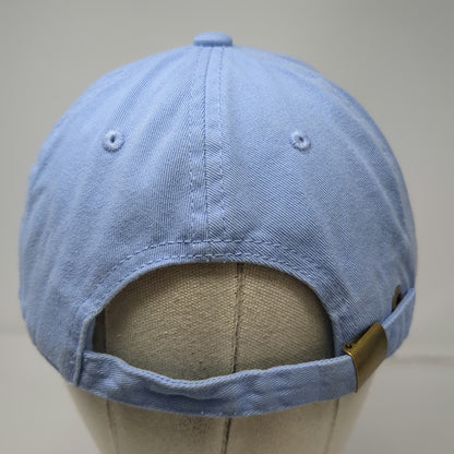 ChokoLids Baseball Cap Blue One Size Adjustable Slideback Cotton Solid Plain Hat