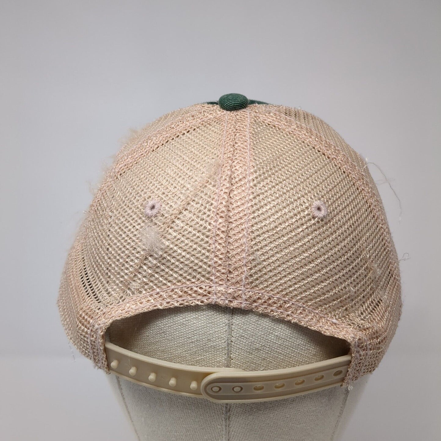 Redfish Lake Lodge Snapback Trucker Hat Green One Size Mesh Back Ahead