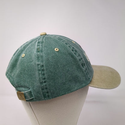 Ahead Alexandria Bay New York Baseball Cap Green Beige One Size Slideback Hat