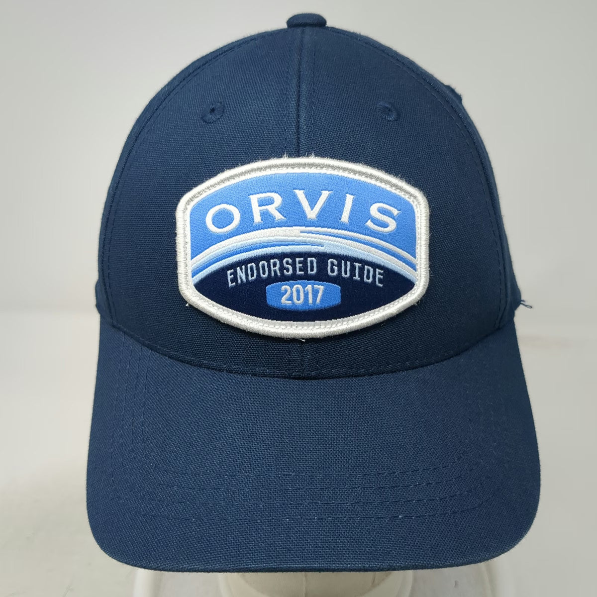 Orvis Snapback Blue White One Size Endorsed Guide 2017 Patch Cotton Fishing Hat