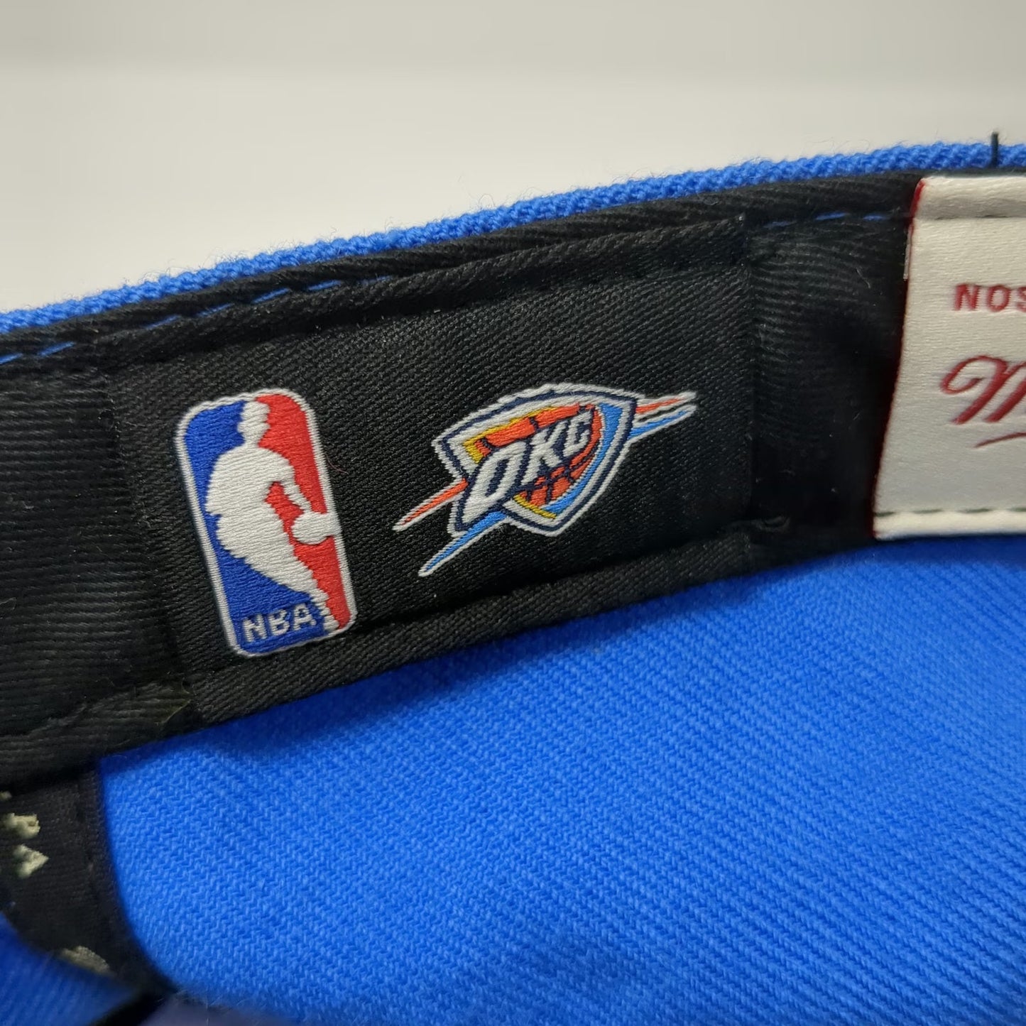 Oklahoma City Thunder NBA Mitchell & Ness Cap Blue 7 1/8 Wool Gray Underbrim