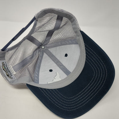 Native Idaho Snapback Trucker Hat Blue OS Adjustable Mesh Arcadian Outfitters