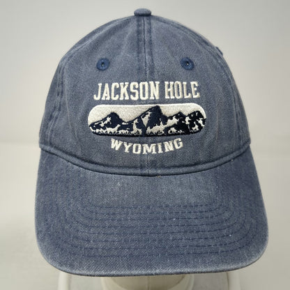 Gear for Sports Jackson Hole Wyoming Blue One Size Baseball Cap Slideback Hat