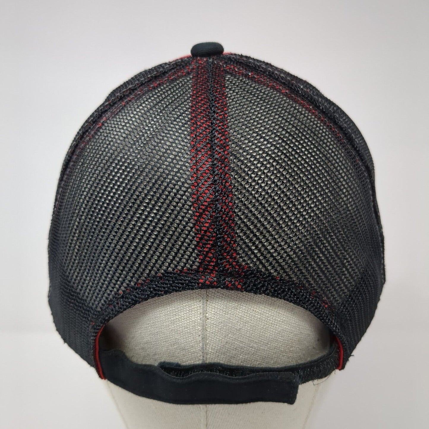 J&J Farms Estelline, SD Strapback Trucker Hat Red One Size Mesh Back
