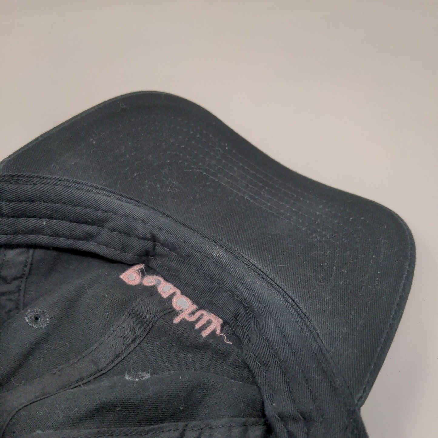 Peachy Slideback Hat Black OSFA Embroidered J. Galt 44 Newhattan