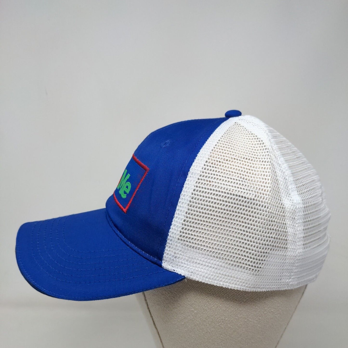Lowe's AP4ME Snapback Mesh Back Trucker Hat Blue One Size Embroidered