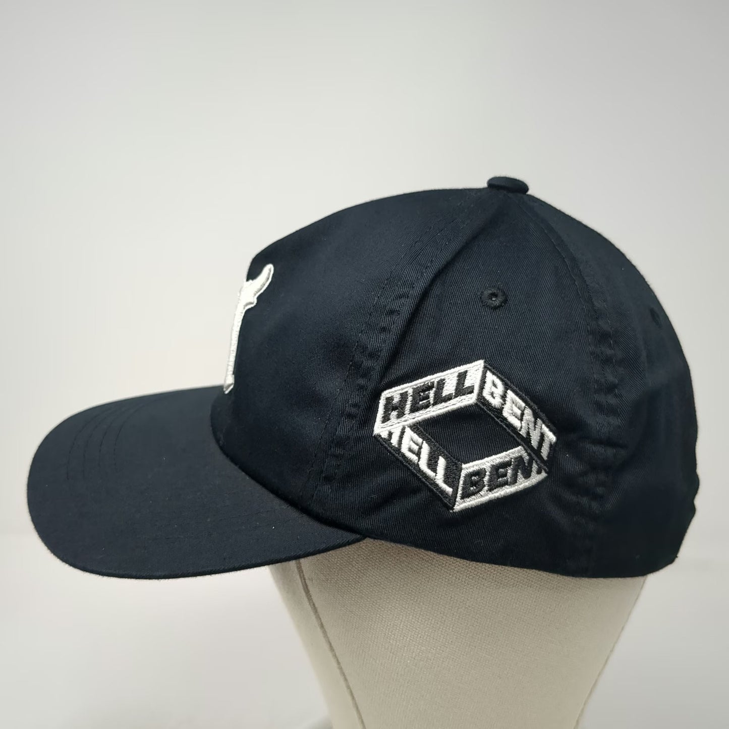 Yupoong 5 Panel Black One Size Hell Bent Good Music For Bad People Snapback Hat