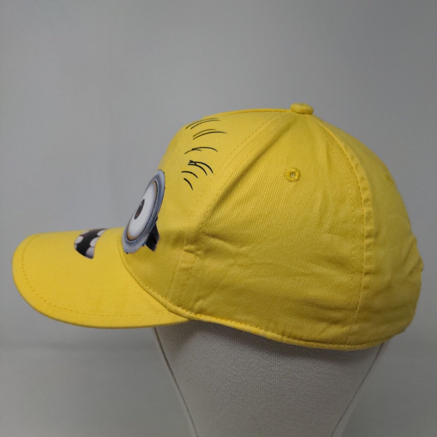 Despicable Me Minion Made Boys Stretchy Hat Yellow Graphic Face Logo