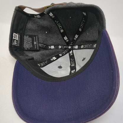 New Era Baseball Cap Gray Purple One Size NAU Lumberjacks Wool Slideback Hat