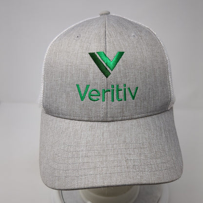 Veritiv Logo Snapback Mesh Back Trucker Hat Gray One Size Cap America