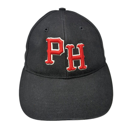PH Fitted Hat Black Size 7 Lightweight Embroidered 6 Panel AOF515 Richardson