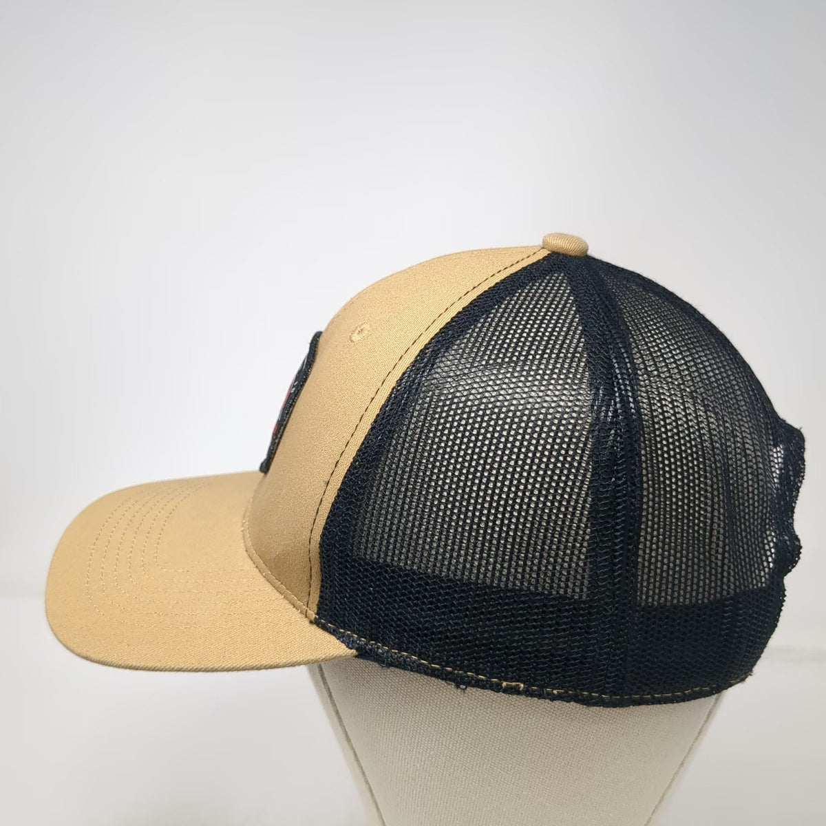 Scheels Trucker Hat Brown One Size Meridian ID Mountain Mesh Snapback Patch Hat