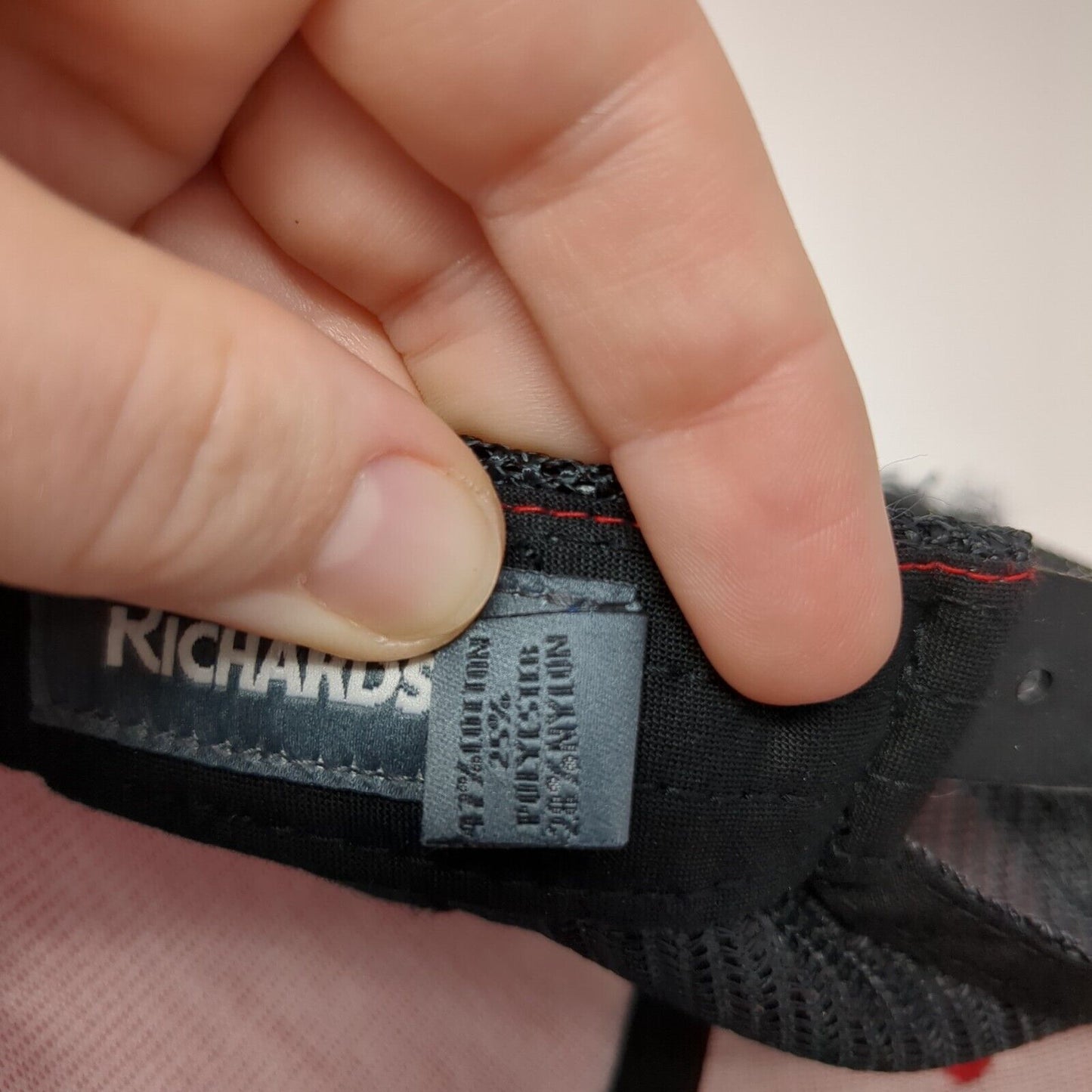 Richardson 112 Snapback Mesh Back Trucker Hat Red OSFA Colorblock