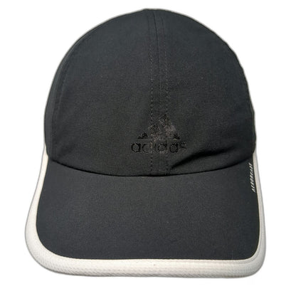 Adidas Baseball Cap Black White One Size Aeroready Strapback Mesh Athletic Hat