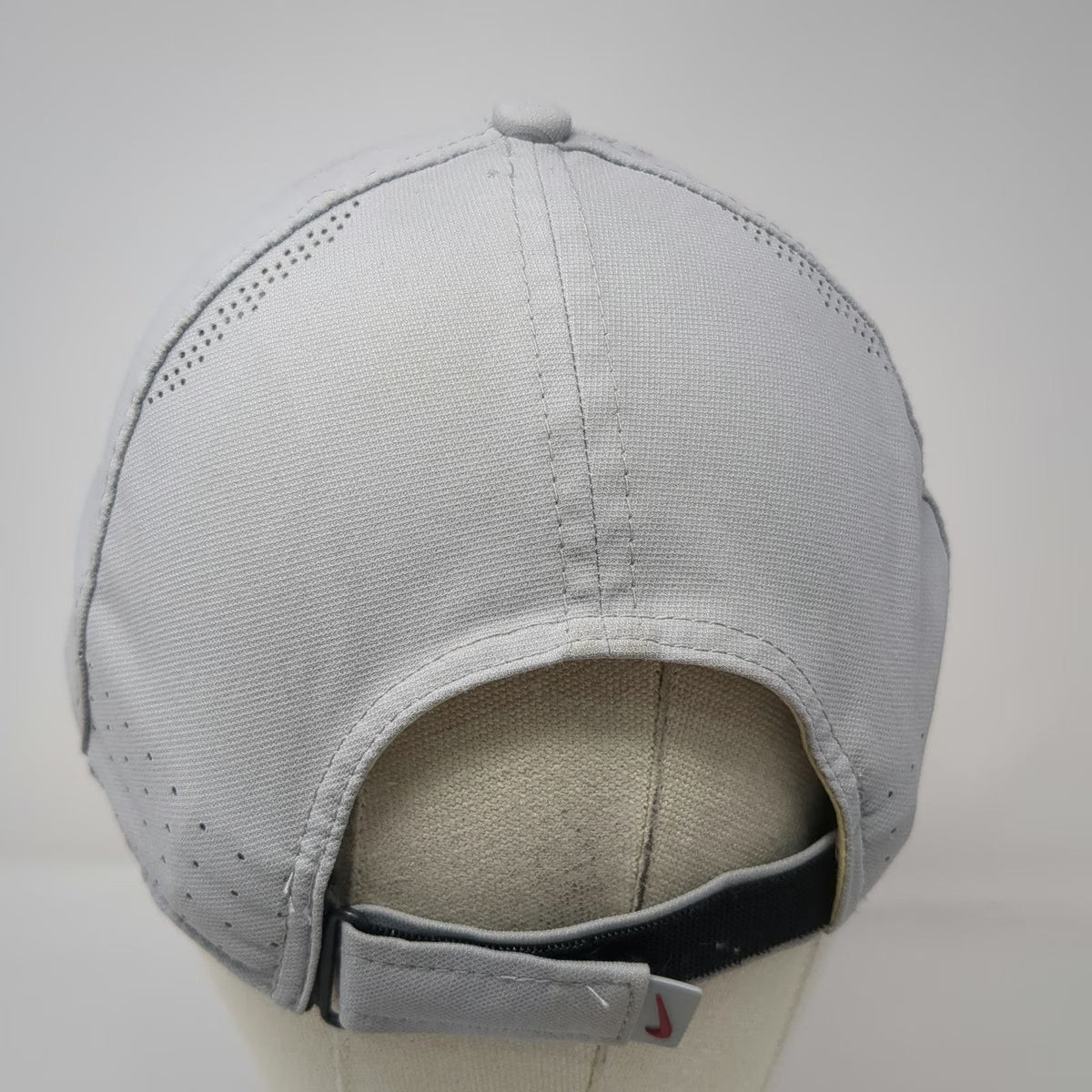 Washington State Cougars NCAA Nike Gray OSFM Hat Dri-FIT Strapback Ventilated