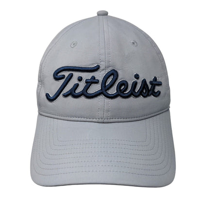 Titleist Slideback Hat Gray One Size Adjustable Embroidered Vent Holes
