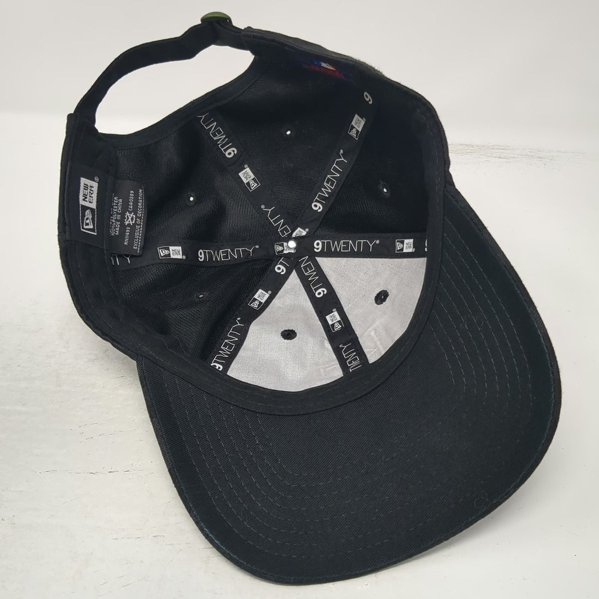 New Era MLB Kansas City Royals Baseball Cap Black Green Camo One Size 9TWENTY