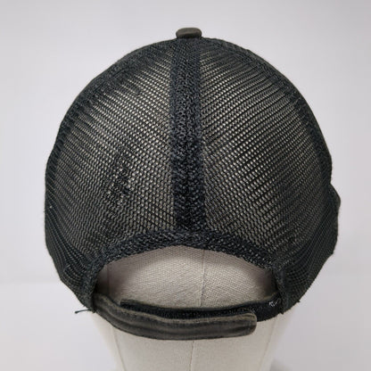 Flying B Ranch Strapback Trucker Hat Gray One Size Adjustable Port Authority