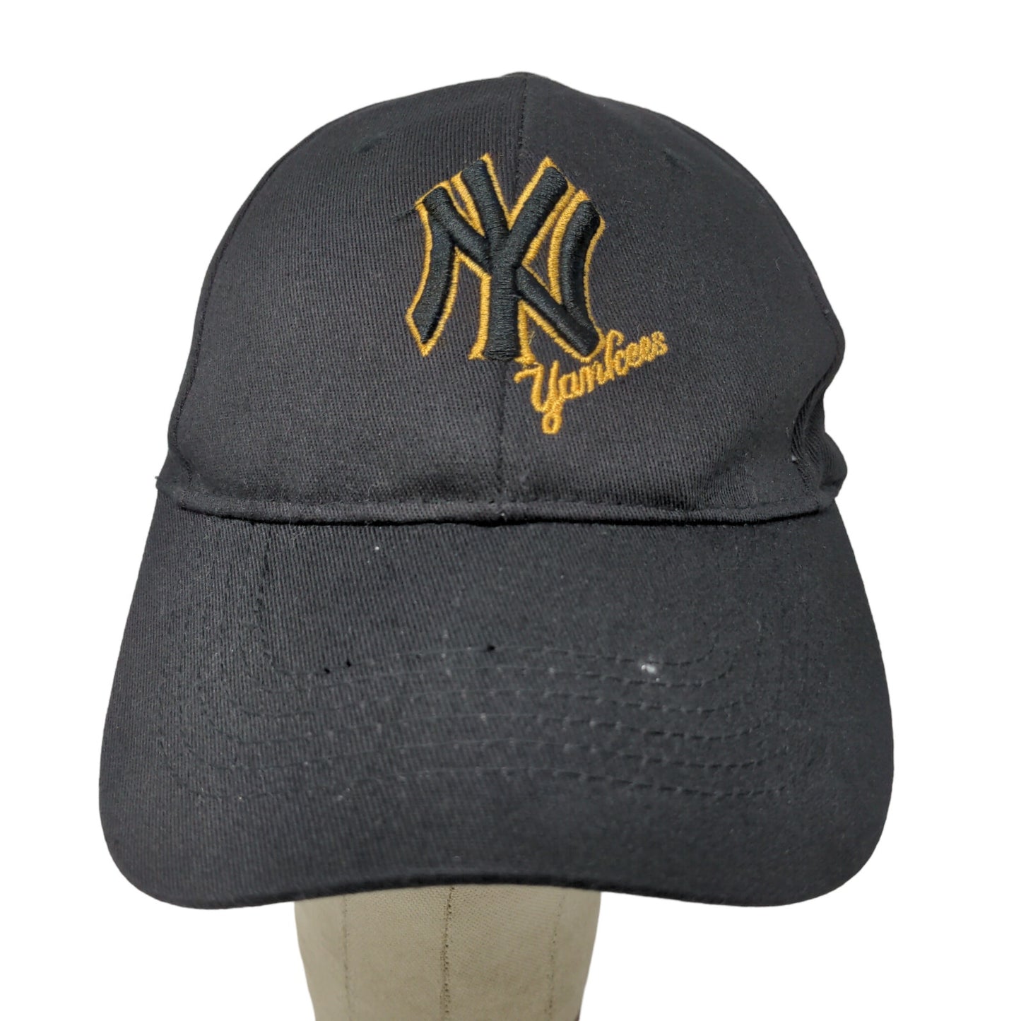 Unbranded Men's Slideback Hat Black Adjustable Embroidered New York Yankees Logo