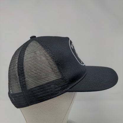 Riot Society Panda Snapback Trucker Hat Black OSFM Adjustable Mesh Back 6 Panel