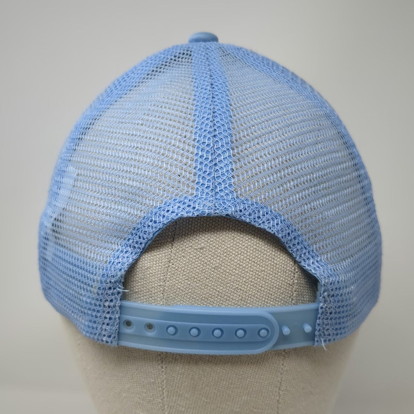 Spirit Trucker Hat Blue One Size Pipe Laying Expert Mesh Foam Snapback Rope