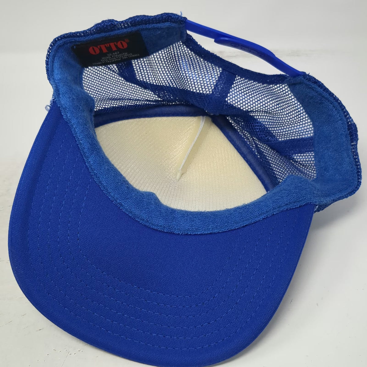 Otto Dave & Buster's Most Valuable Dad MVD Blue One Size Trucker Hat Snapback