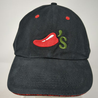 Image Solutions Chili's Logo Black One Size Baseball Cap Cotton Strapback Hat