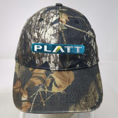 Platt Electric Supply Camo Green Baseball Cap One Size Strapback Logo Hat
