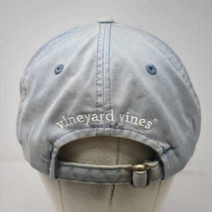 Vineyard Vines Baseball Cap Blue One Size Adjustable Slideback Whale Logo Hat