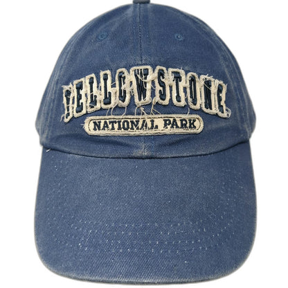 DK Caps Baseball Cap Blue One Size Yellowstone National Park Slideback Hat