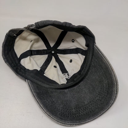 Shaka Sign Slideback Hat Gray One Size Embroidered Adjustable 6 Panel