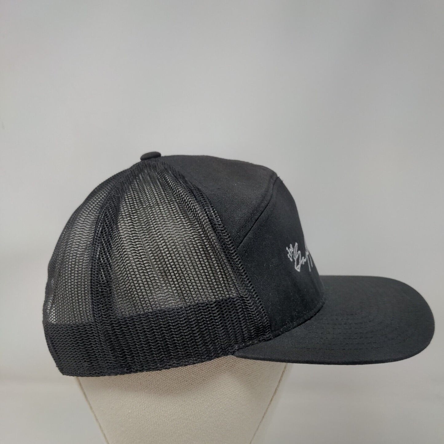 The Gafford Snapback Mesh Back Trucker Hat Black One Size Richardson