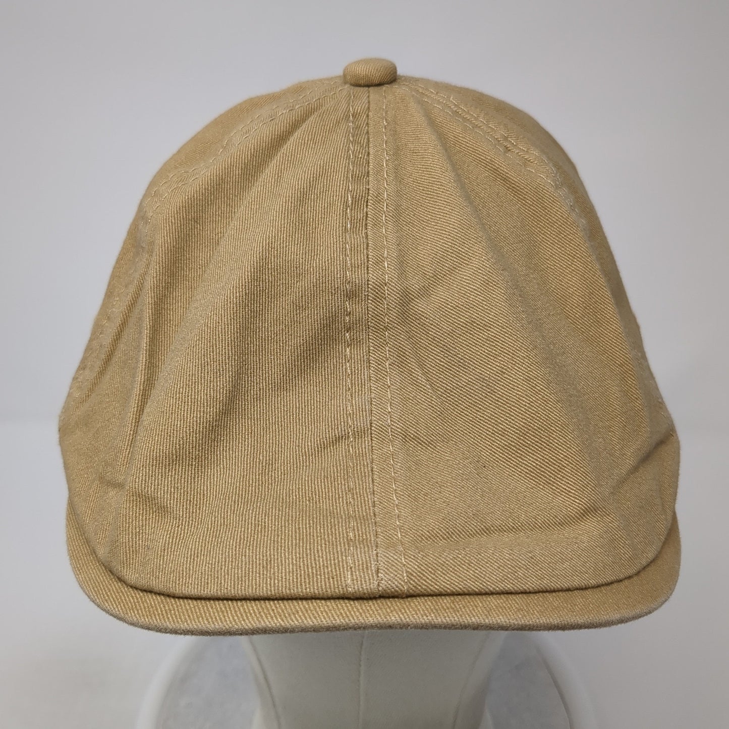 Voboom Newsboy Cap Brown One Size Stretch Lightweight Vented Holes Blank