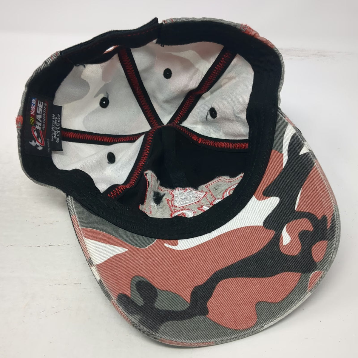 Chase Authentics Old Spice 14 NASCAR Camo Baseball Cap Black One Size Hat Race