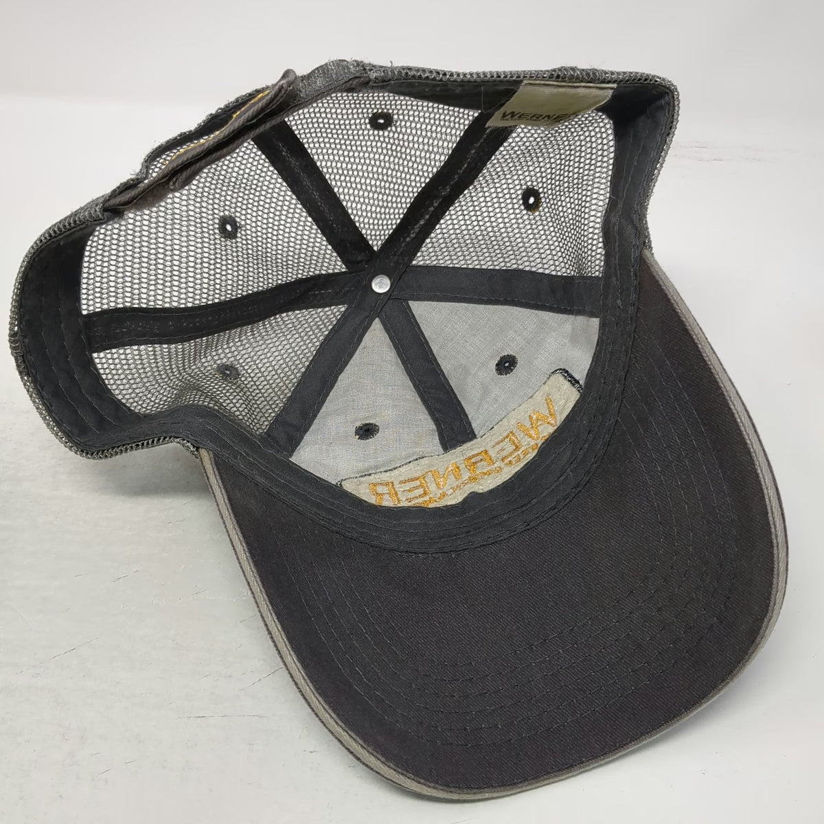 Werner Baseball Cap Gray One Size Mesh Back Patch Drive Werner Trucking hat
