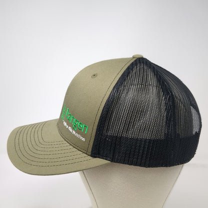 Richardson Trucker Hat Green One Size Mesh Snapback Wilbur-Ellis Nutrition Logo