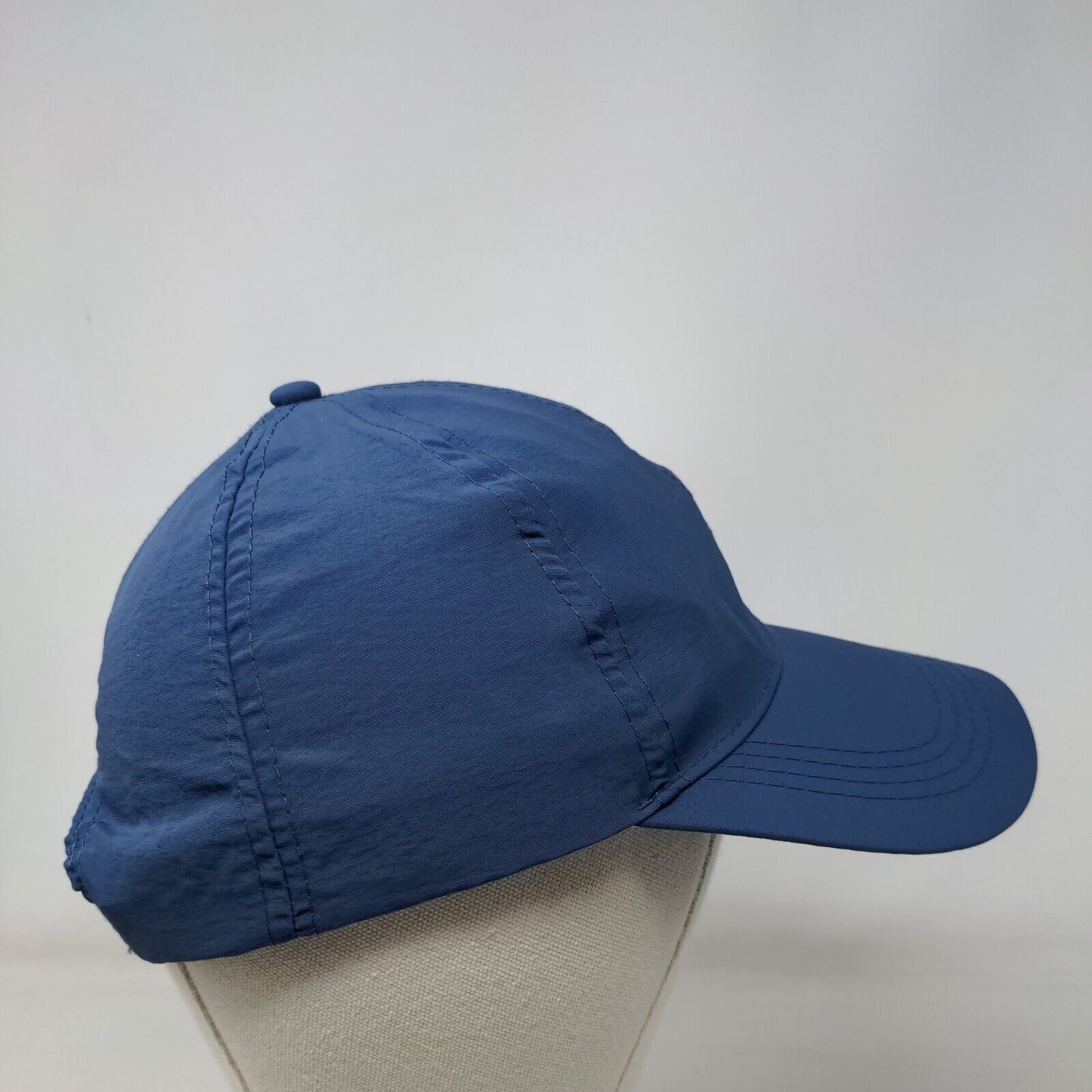 Unbranded Snapback Hat Blue One Size Adjustable Lightweight 6 Panel Blank