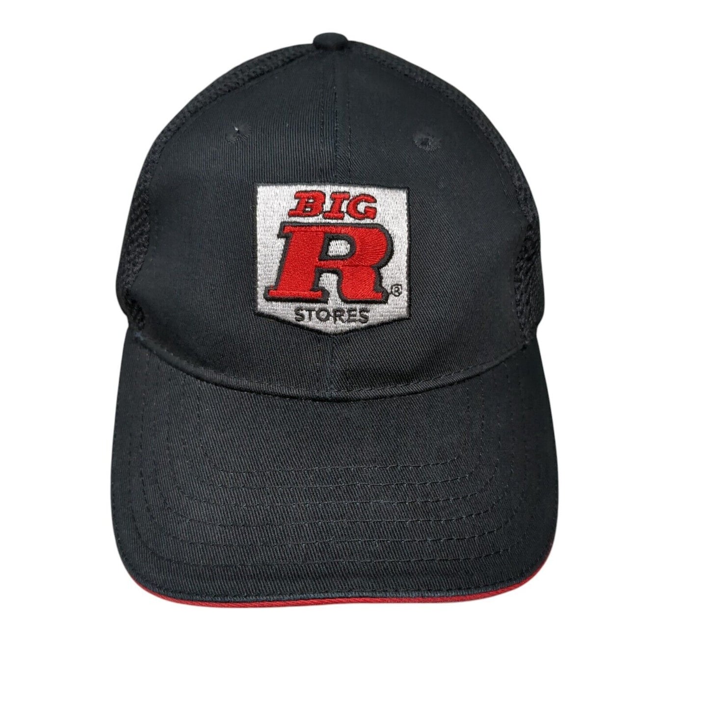 Big R Stores Strapback Mesh Back Hat Black OSFA Embroidered Tahoe Pass