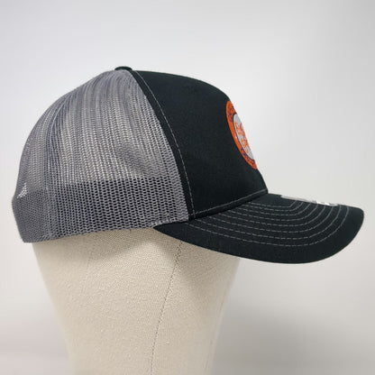 Richardson Trucker Hat Black OS Mexico Flag Captain Baja Off-Road Mesh Snapback