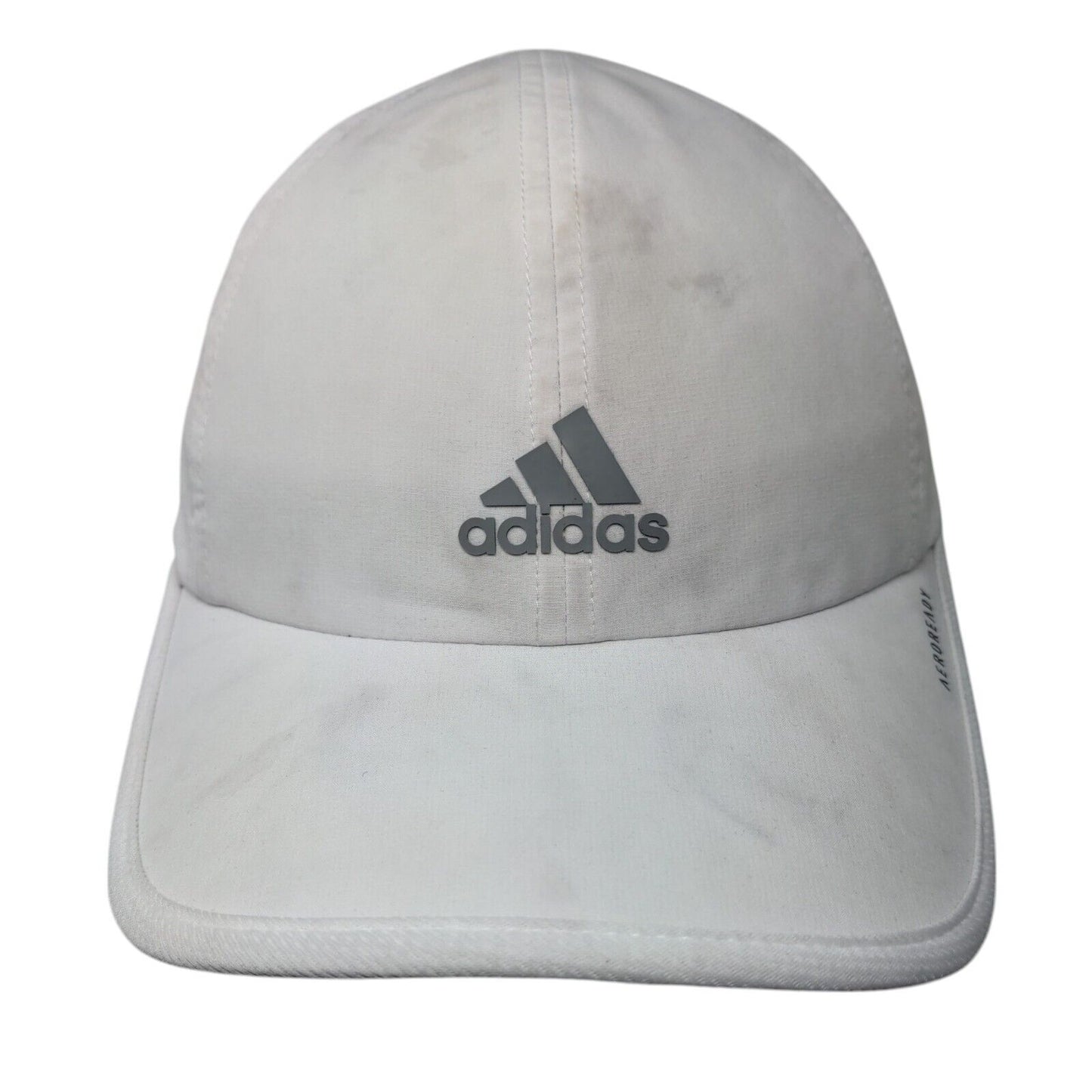 Adidas Aeroready Strapback Hat White OSFA Adjustable Breathable 6 Panel