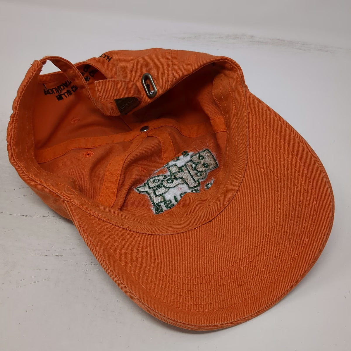 Port Authority Baseball Cap Orange One Size 2005 Barber to Boise YMCA Run Hat