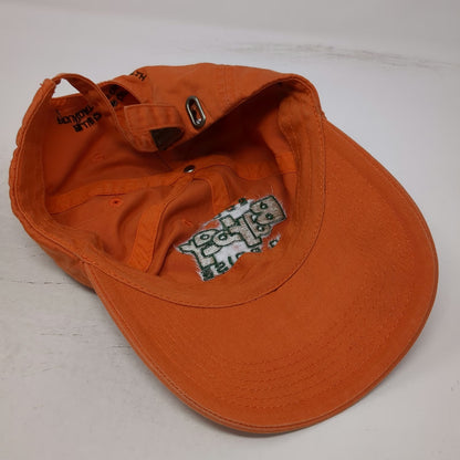 Port Authority Baseball Cap Orange One Size 2005 Barber to Boise YMCA Run Hat