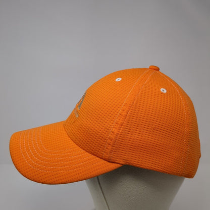 Poston Butte Strapback Hat Orange One Size Adjustable Breathable Troon Golf